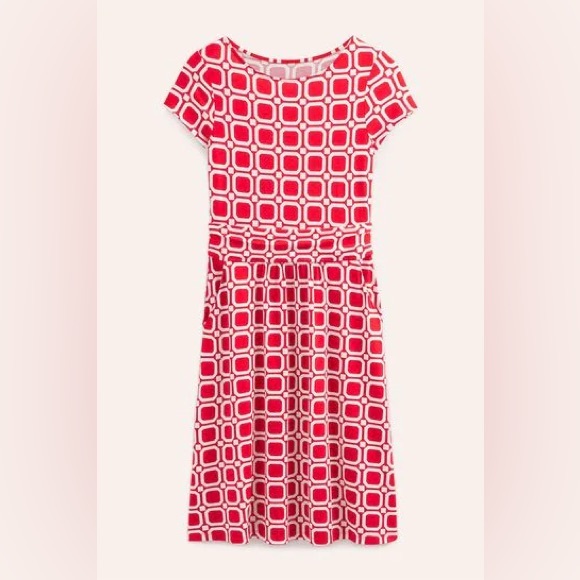 Boden Dresses & Skirts - Boden Red White Dress Size 16/18